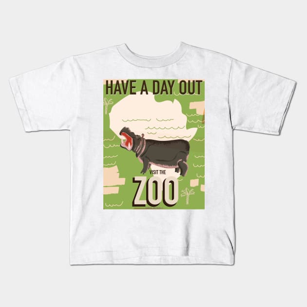 Visit the Zoo Kids T-Shirt by nickemporium1